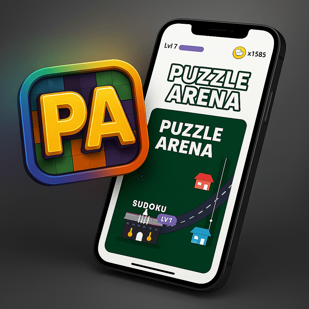 Hero do PuzzleArena